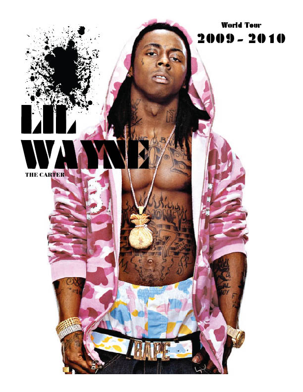 Lil Wayne Concert Poster. Gig poster – In Design